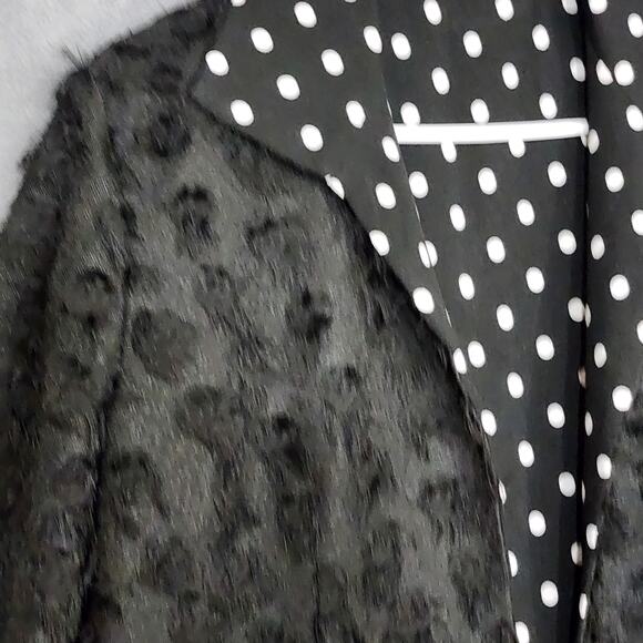 Saint Gil Paris Open Front Long Blazer Jacket Duster Designer‎ Lagenlook Black - Picture 4 of 8